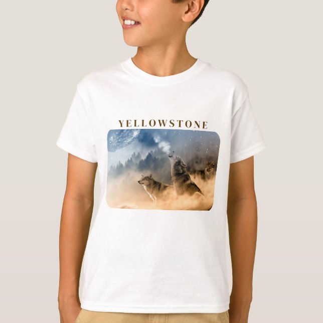 Kids Yellowstone T-Shirt (Front)