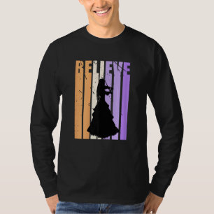 Kids Youth Retro Violin Believe Practice Plays The T-Shirt