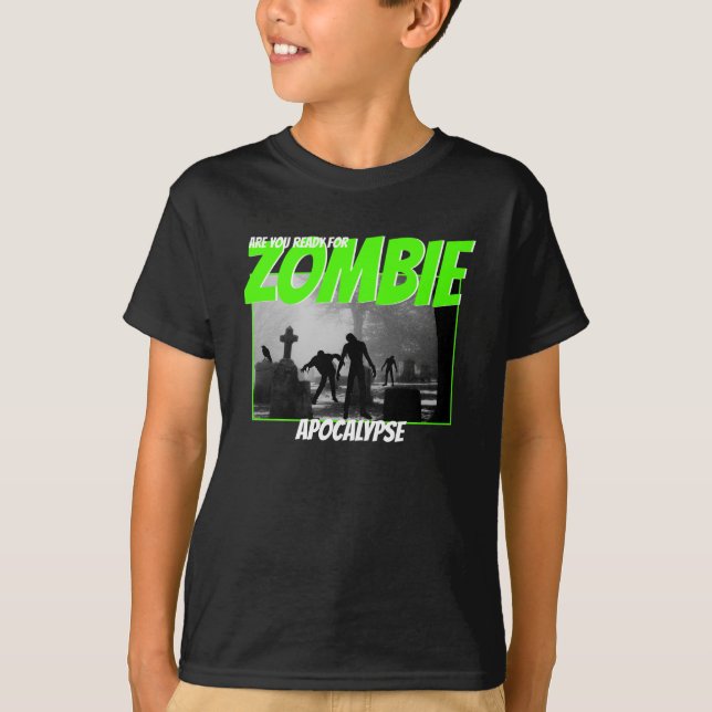 Kids Zombie Apocalypse T-Shirt (Front)