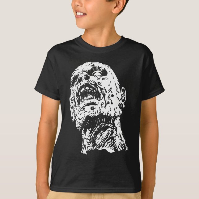 Kids Zombie Horror Tshirt - Walking Dead (Front)