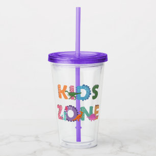 Kids Zone Dinosaurs Acrylic Tumbler