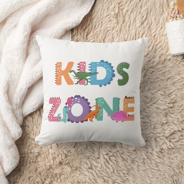 Kids Zone Dinosaurs Cushion (Blanket)