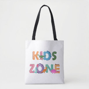 Kids Zone Dinosaurs Tote Bag