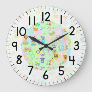 Kids Zone Large Clock