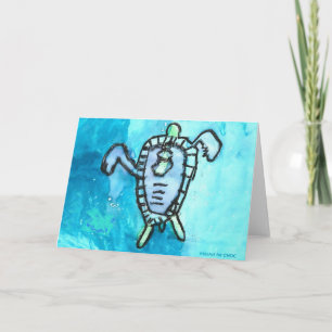 KidsArt for CHOC - Sea Turtle Note Card