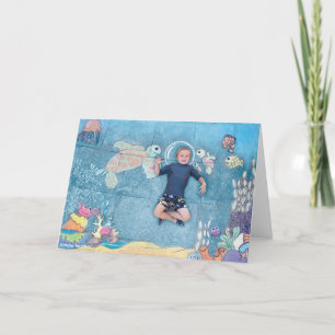 KidsArt for CHOC - Underwater Explorer Thank You Card