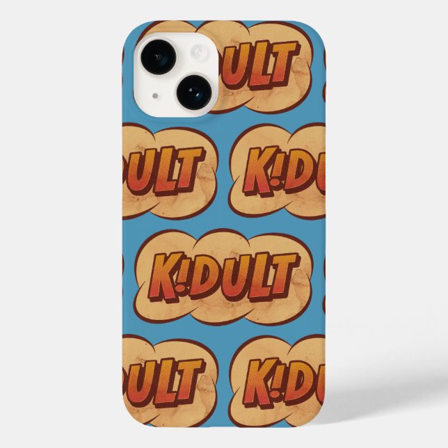 KIDULT - An Adult who is a Kid at heart - Cartoon  Case-Mate iPhone Case (Back)