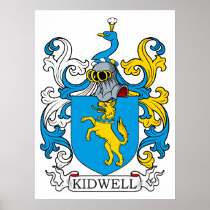Kidwell Family Crest Poster