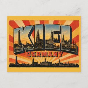 Kiel Germany Baltic Port City Postcard
