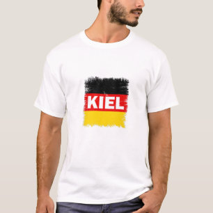 Kiel - Germany With German Flag T-Shirt