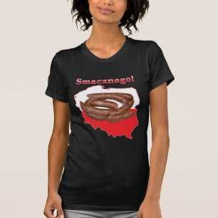 Kielbasa Smacznego Polish Map T-Shirt