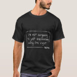 Kiera Gift Quote Personalised Name Funny Birthday  T-Shirt<br><div class="desc">Kiera Gift Quote Personalised Name Funny Birthday Joke Idea</div>