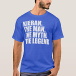 KieranKieran Name Kieran given name T-Shirt<br><div class="desc">KieranKieran Name Kieran given name .Awesome Great Funny Souvenir Present Matching Family Clothing Couple Outfit Apparel for mum,  dad,  brother,  sister,  wife,  husband,  son,  daughter,  pops,  mama,  papa,  grandpa,  grandma aunt uncle his hers him ladies.</div>