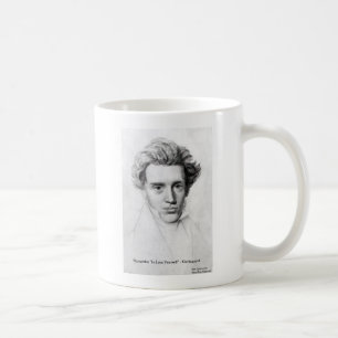 Kierkegaard "Love Yourself" Love Quote Gifts Etc Coffee Mug