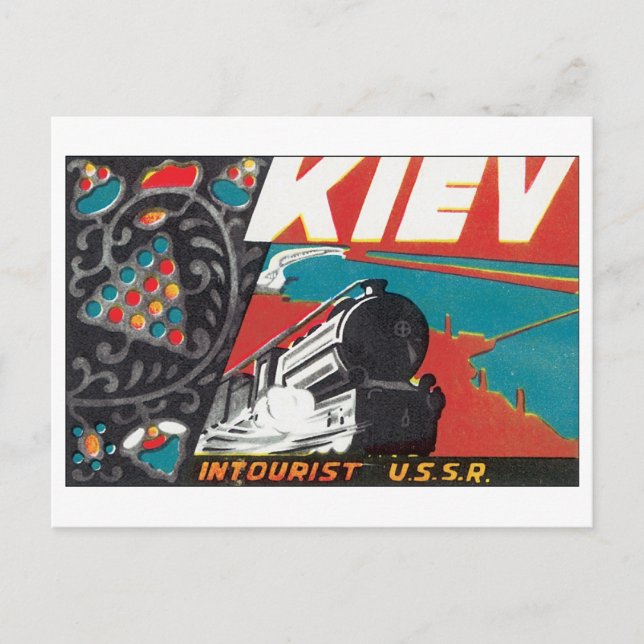 Kiev Intourist USSR Postcard (Front)