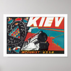 Kiev - Intourist USSR Poster
