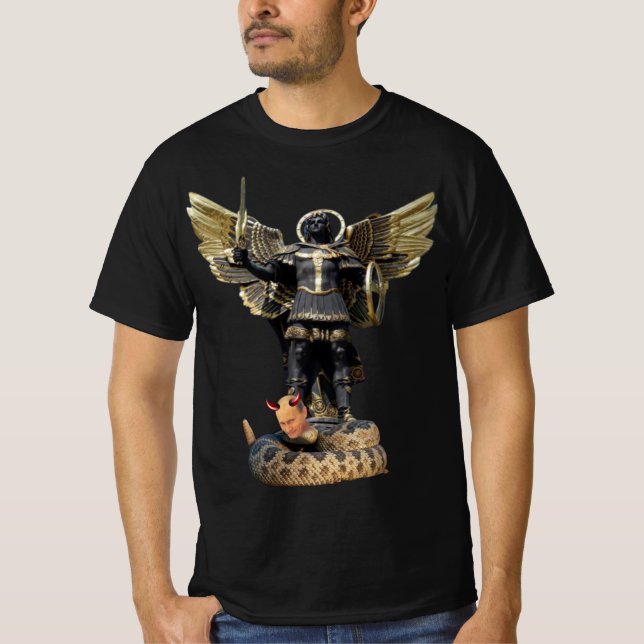 Kiev, Ukraine  Archangel Slaying Putin T-Shirt (Front)