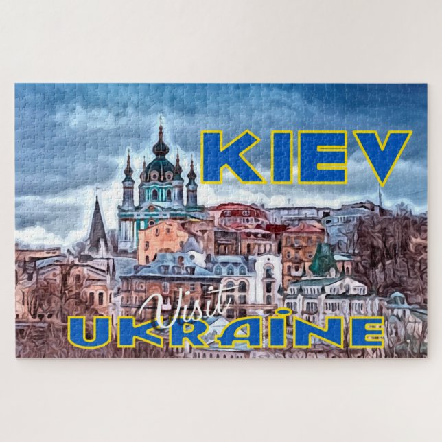 Kiev, Visit Ukraine Jigsaw Puzzle (Horizontal)