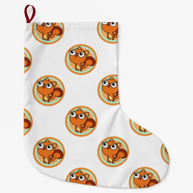 Kiff Chatterly Large Christmas Stocking (Front)