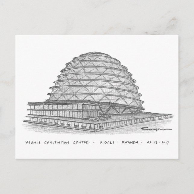 Kigali Convention Centre, Kigali, Rwanda Postcard (Front)