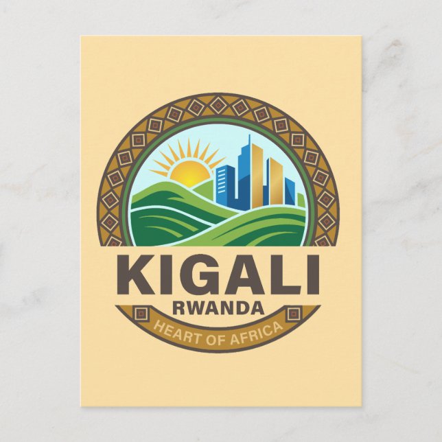 Kigali Rwanda Africa Postcard (Front)