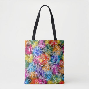 Kigali Rwanda City Map Tote Bag