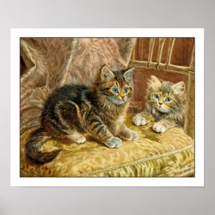 Kiitten Poster Print: Vintage Kitty Cats
