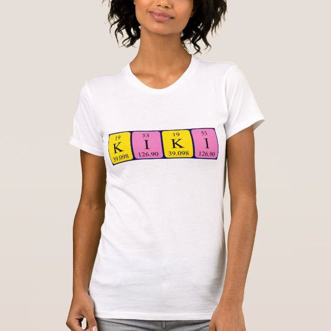 Kiki periodic table name shirt (Front)