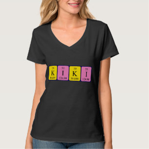 Kiki periodic table name shirt