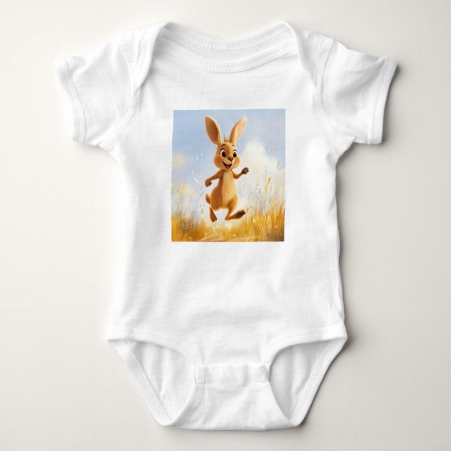 Kiki the Bunny Baby Bodysuit (Front)