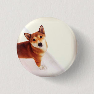 Kiki the Shiba Back Pack's Button