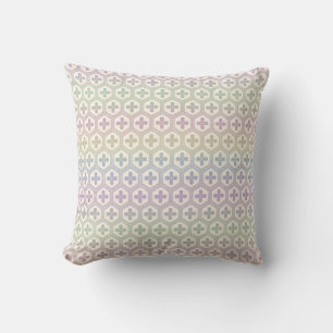 Kikko Japanese Tortoiseshell Rainbow Hues Cushion
