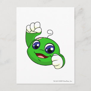 Kiko Green Postcard