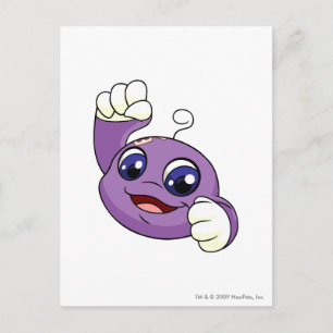 Kiko Purple Postcard