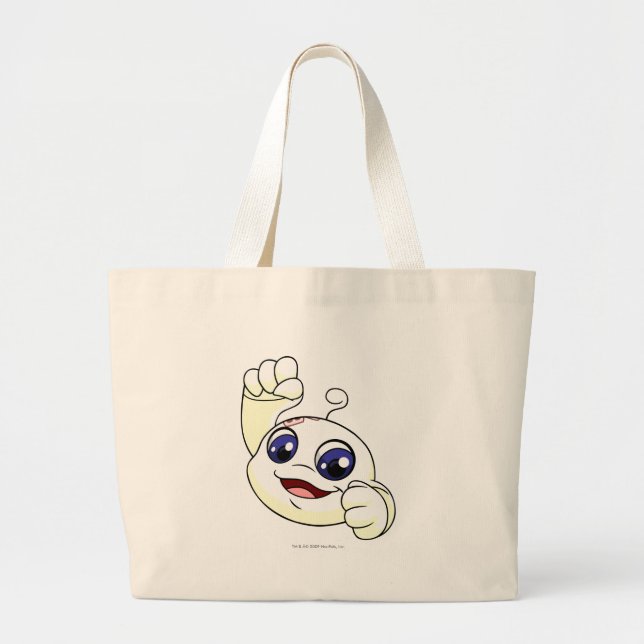 Kiko White Large Tote Bag (Front)