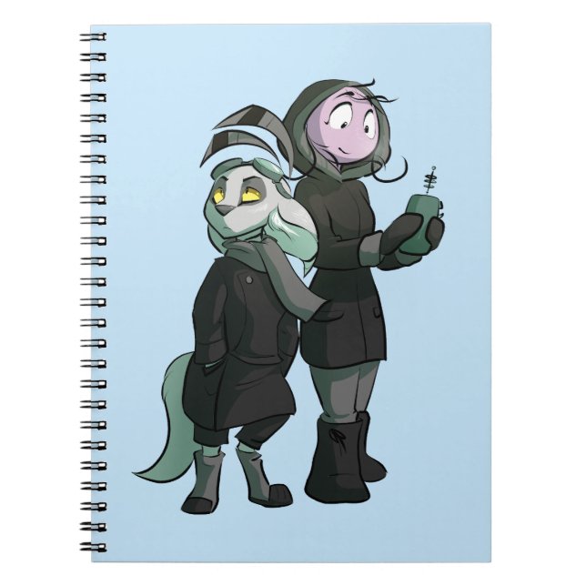 KiLA iLO Northern Lights notebook: Kila and Twelve Notebook (Front)