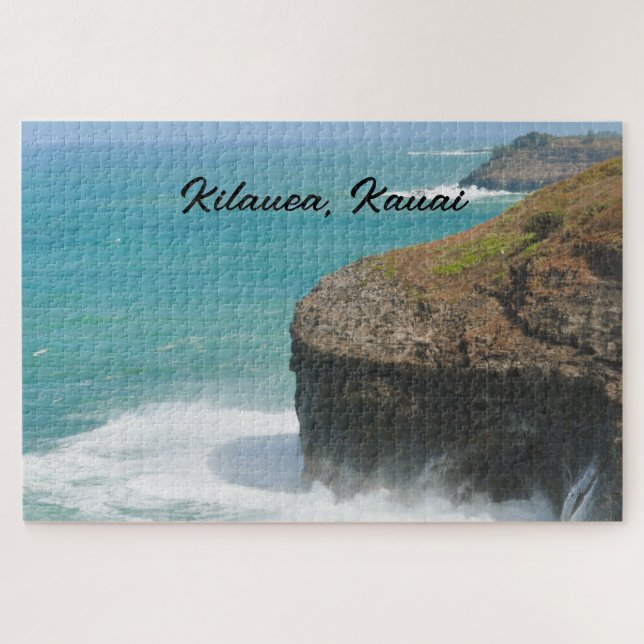 Kilauea Kauai Ocean Jigsaw Puzzle (Horizontal)