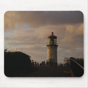 Kilauea Lighthouse in Kauai at Dusk Mouse Pad
