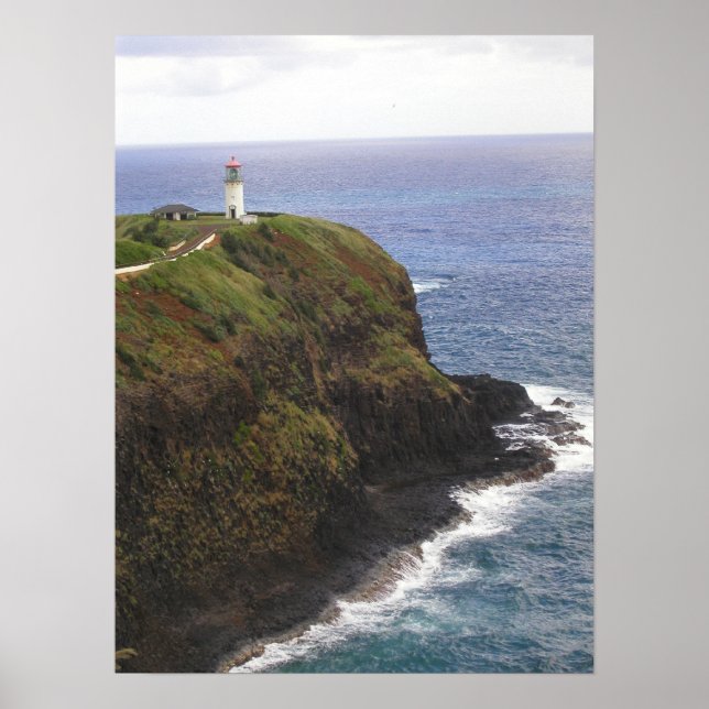 Kilauea Lighthouse, Kauai Poster (Front)