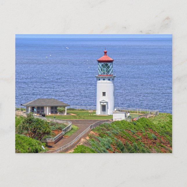 Kilauea Lighthouse on Kauai, Hawaii Postcard (Front)