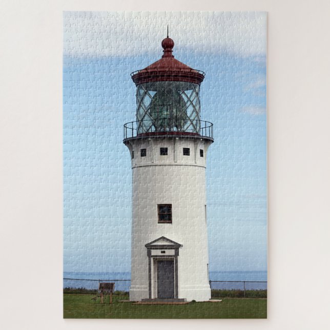 Kilauea Lighthouse on Kauai Jigsaw Puzzle (Vertical)