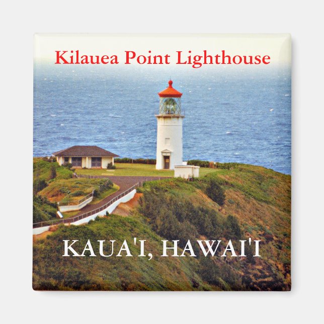 Kilauea Point Lighthouse, Kaua'i, Hawai'i Magnet (Front)