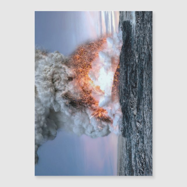 Kilauea volcano eruption in Hawaii,  (Front)