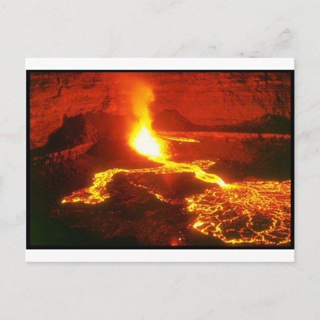 Kilauea Volcano Postcard (Front)