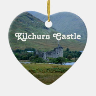 Kilchurn Castle Ceramic Tree Decoration