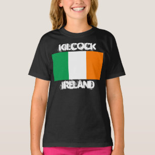 Kilcock, Ireland with Irish flag Kids T-Shirt
