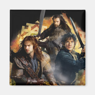 Kili, BILBO BAGGINS™, & THORIN OAKENSHIELD™ Ar Magnet