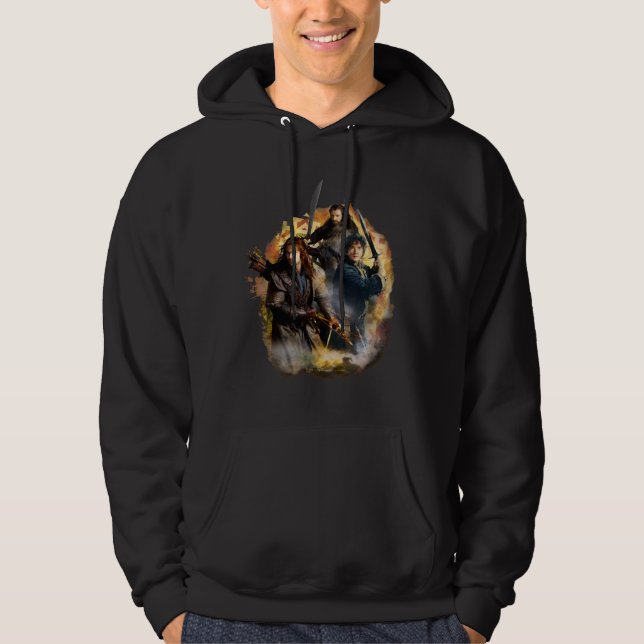 Kili, BILBO BAGGINS™, & THORIN OAKENSHIELD™ Art Hoodie (Front)