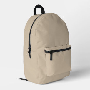 Kilim Beige Solid Colour Printed Backpack