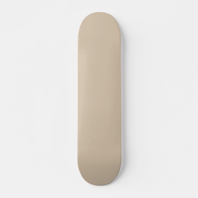 Kilim Beige Solid Colour Skateboard (Front)